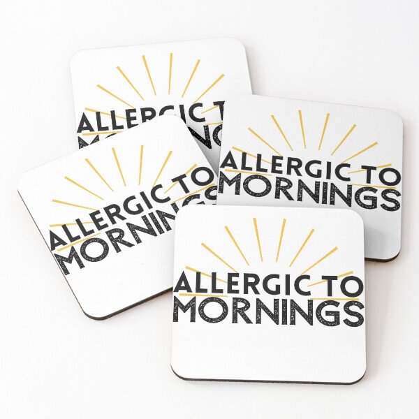 Item preview, Allergic to Mornings designed and sold by Cansecos-shop.