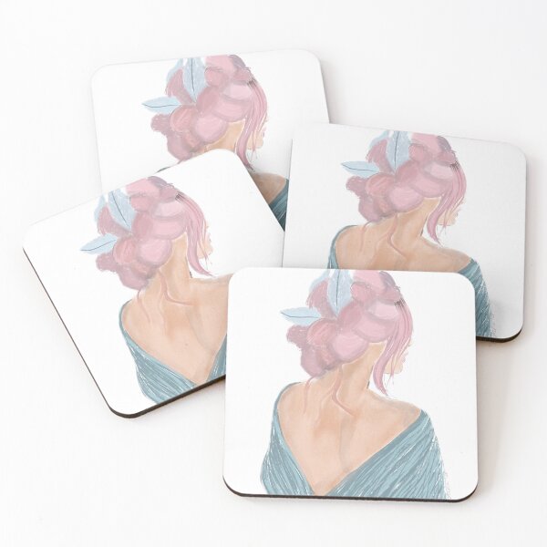 Item preview, Pink Haired Dame designed and sold by Wild-N-Whimsy.