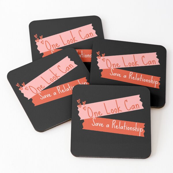 Item preview, One Look Can Save a Relationship --Kind Words-- designed and sold by TheShahinDesign.