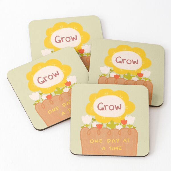 Item preview, "Grow, one day at a time." designed and sold by lee-mandarinee.