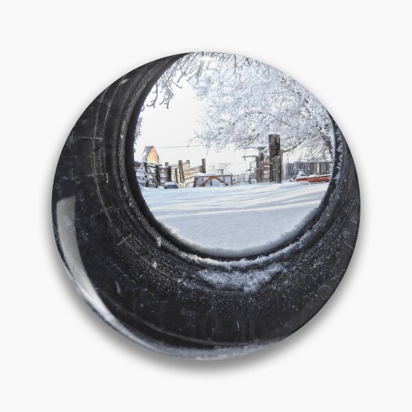 Item preview, through the snowy tire swing designed and sold by Stephanie  Skeem.
