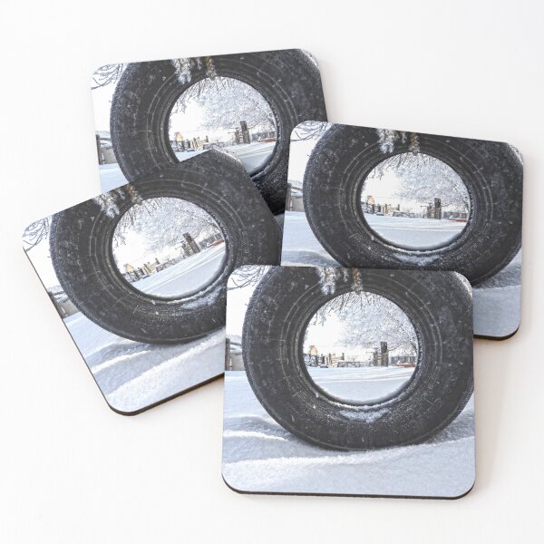 Item preview, through the snowy tire swing designed and sold by Stephanie  Skeem.