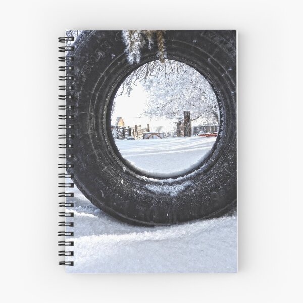 Item preview, through the snowy tire swing designed and sold by Stephanie  Skeem.