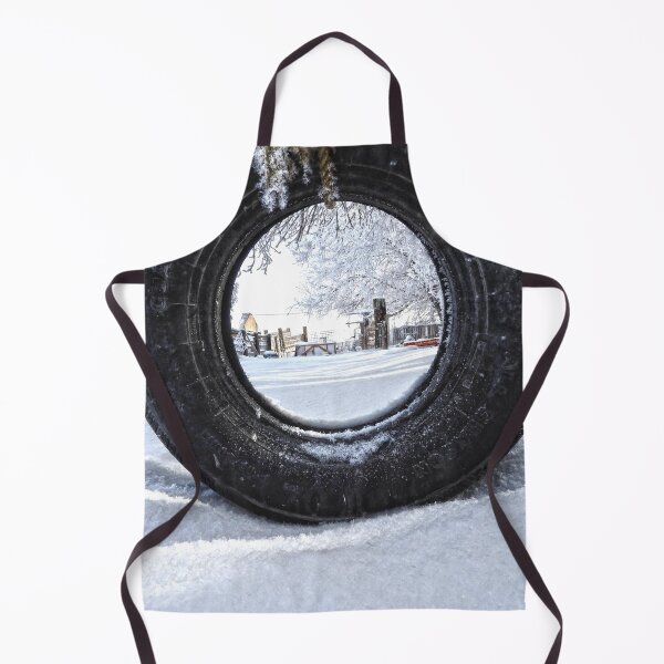 Item preview, through the snowy tire swing designed and sold by Stephanie  Skeem.