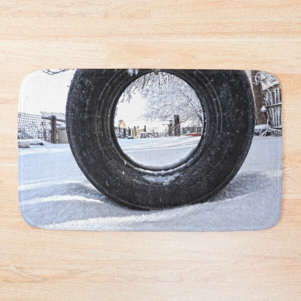 Item preview, through the snowy tire swing designed and sold by Stephanie  Skeem.
