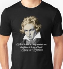 Beethoven Quote: admirable Unisex T-Shirt