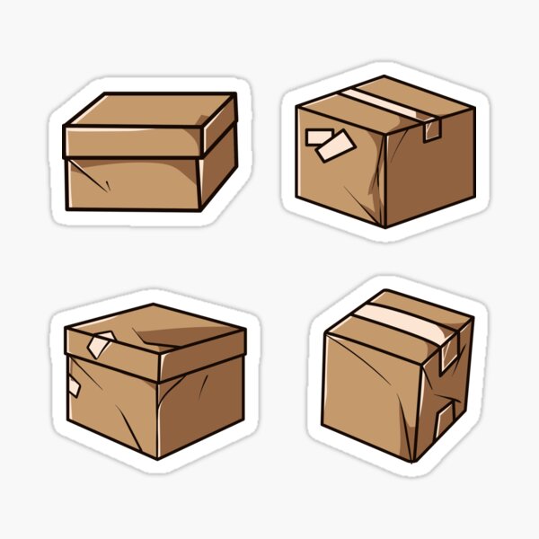 Item preview, Boxes Sticker Pack designed and sold by Dre Stone.