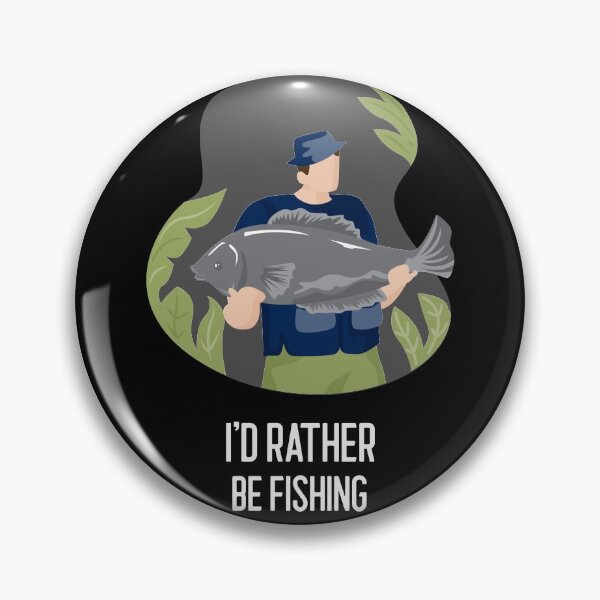 Item preview, I'd Rather Be Fishing - Cool Fishing Ideas For Fisher designed and sold by The Full Cart.