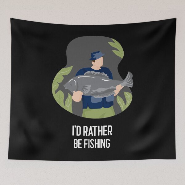 Item preview, I'd Rather Be Fishing - Cool Fishing Ideas For Fisher designed and sold by The Full Cart.