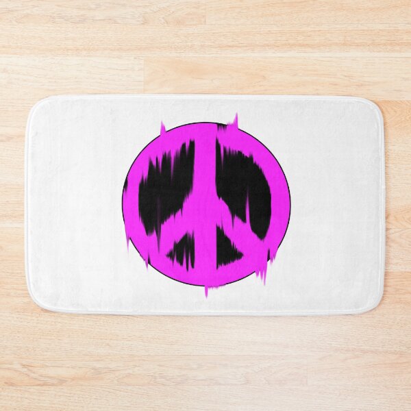 Item preview, Neon Glitch Peace Sign  designed and sold by Shiny Plastic Rainbow.