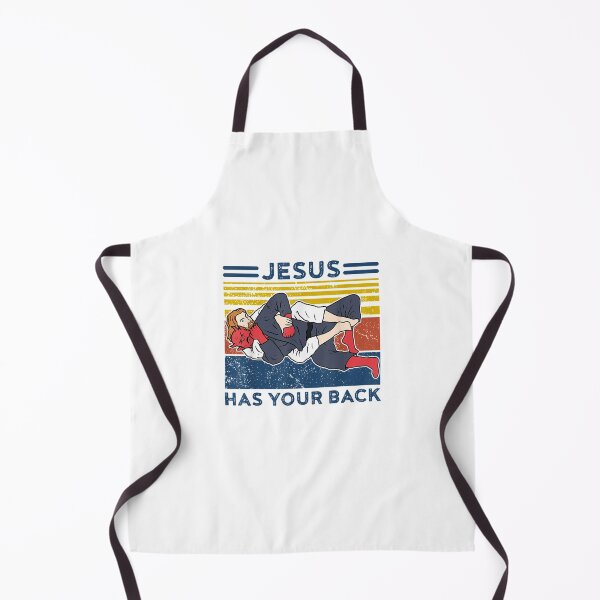 Item preview, Funny Brazilian Jiu Jitsu "Jesus Has Your Back" designed and sold by ETIndustries.