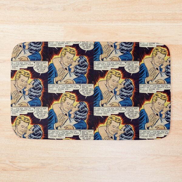 Item preview, I Adore You Vintage Comic Print designed and sold by LittleIconShop.