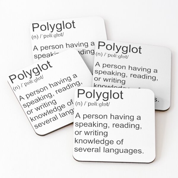Item preview, Polyglot definition designed and sold by koopshop.