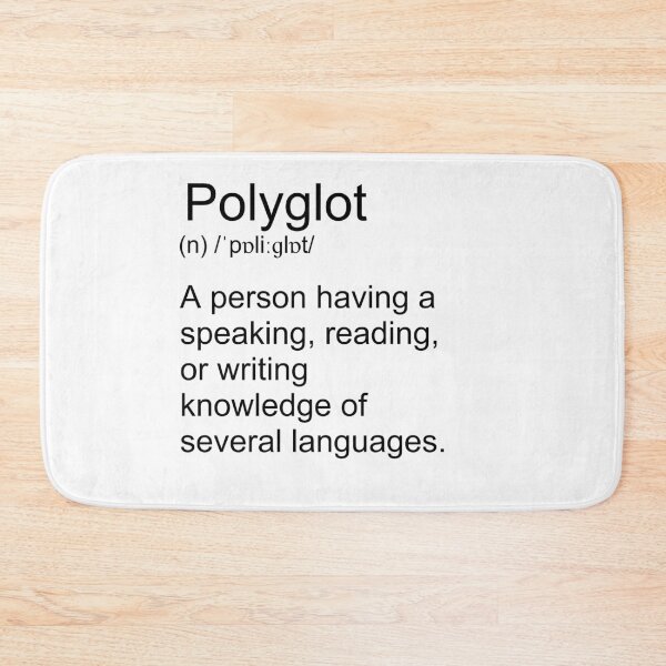 Item preview, Polyglot definition designed and sold by koopshop.