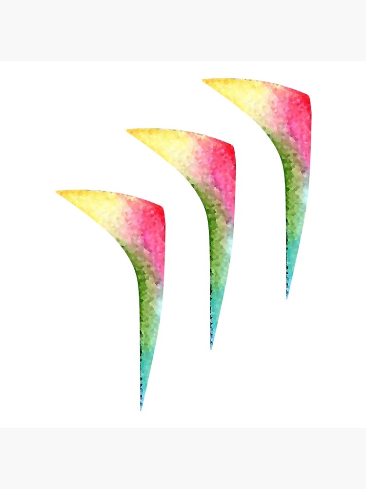 "Sharp Boomerang" Poster by LucciArts Redbubble