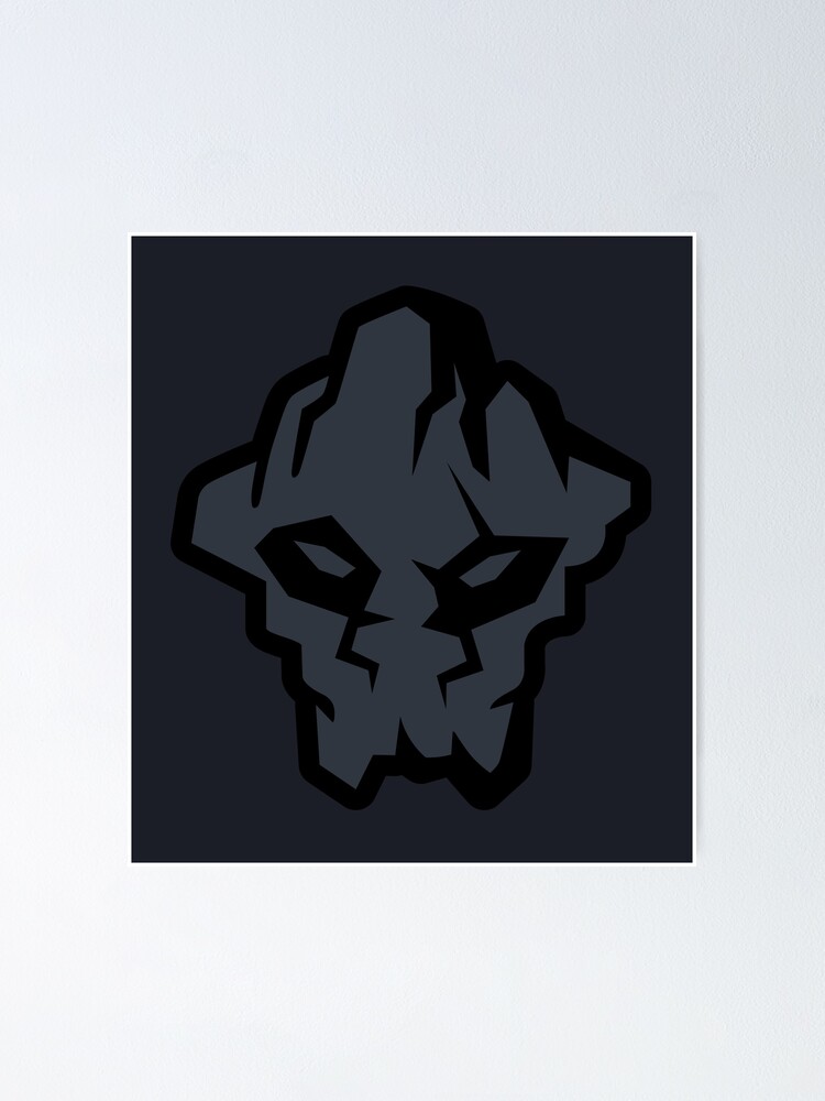 "Black Ninja Cole Mini Figure Insignia " Poster by Highonbricks Redbubble