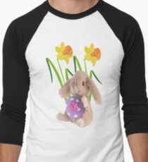 Rabbit with Easter egg Men's Baseball ¾ T-Shirt