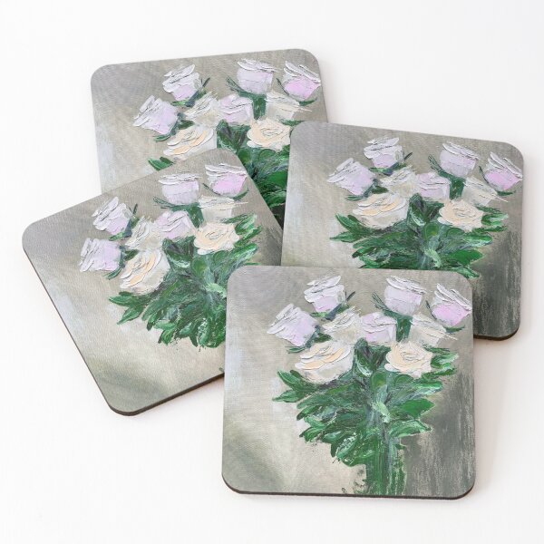 Item preview, White Roses textured  designed and sold by Arteaventura.