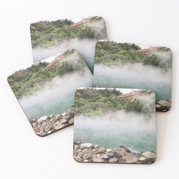 Item preview, Steamy Thermal Valley Lake - Chinese Painting designed and sold by joejiing.