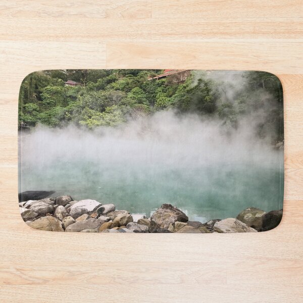 Item preview, Steamy Thermal Valley Lake - Chinese Painting designed and sold by joejiing.