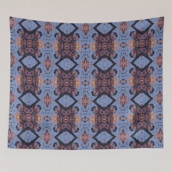 Item preview, Aqua City Red Emerald Lamp Pixel Pattern designed and sold by IPattern.