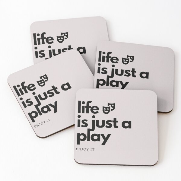 Item preview, Life is just a play, enjoy it designed and sold by shantishirts.