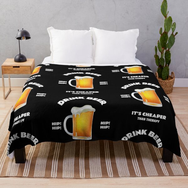 Item preview, Drink Beer It's Cheaper Than Therapy designed and sold by R&BApparel.