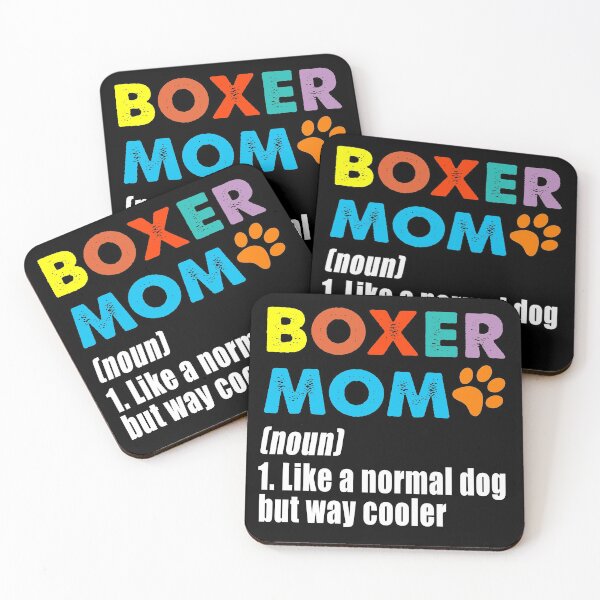 Item preview, Boxer Mom like a normal dog mom but way cooler designed and sold by Niishouseca.