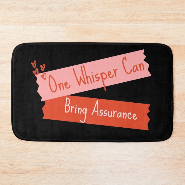 Item preview, One Whisper Can Bring Assurance –Kind Words-- designed and sold by TheShahinDesign.
