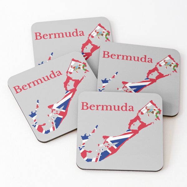 Item preview, Bermuda Map Flag British Overseas Territory designed and sold by marosharaf.