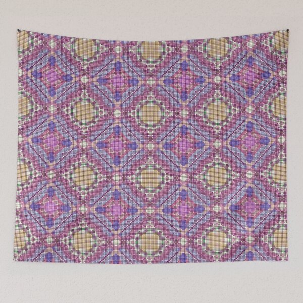Item preview, Chinese Moon Cake Tale Flower BlossomPixel Pattern designed and sold by IPattern.