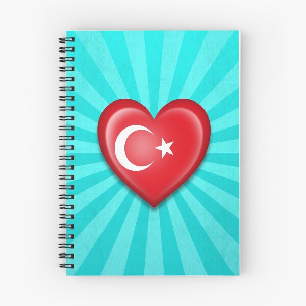 Item preview, Turkish Heart Flag designed and sold by JeffBartels.