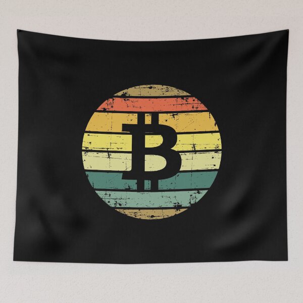 Item preview, Bitcoin Vintage Sunset designed and sold by Unworldly.