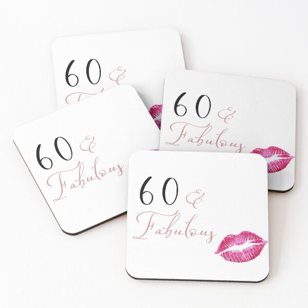 Item preview, 60 & Fabulous Birthday Pink Lips Fashion designed and sold by BlossomSky.