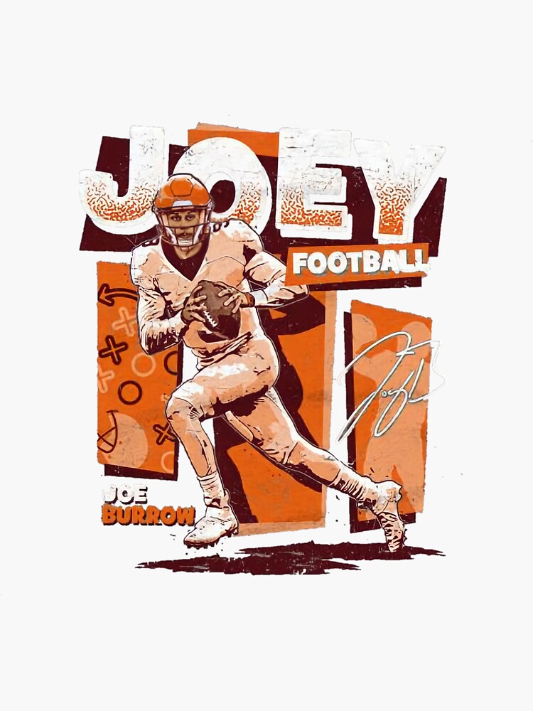 Joe Burrow Sticker for Sale by haleyhdesigns