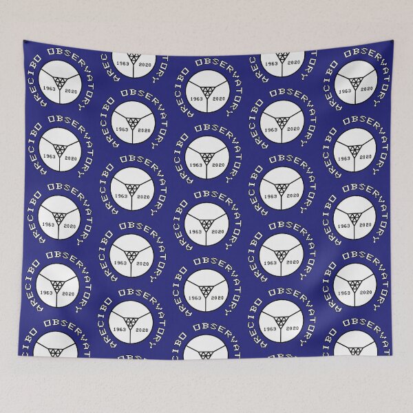 Item preview, Arecibo Observatory Logo 1963-2020 RIP in memoriam designed and sold by SolidEarthArt.