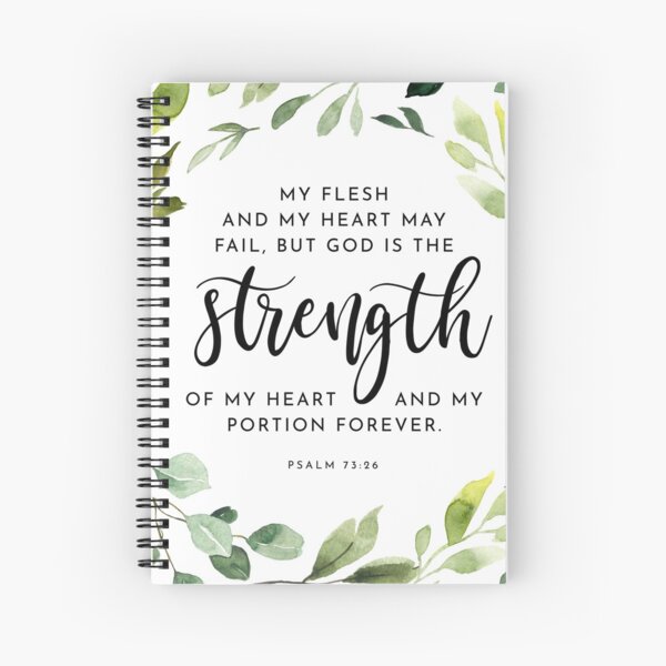 Item preview, God Is the Strength Psalm 73:26 designed and sold by KAMdesignhaus.