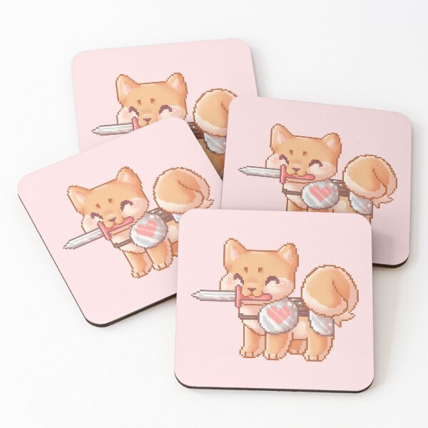 Item preview, Shiba Inu Pixel Warrior designed and sold by AbbiLynnx.