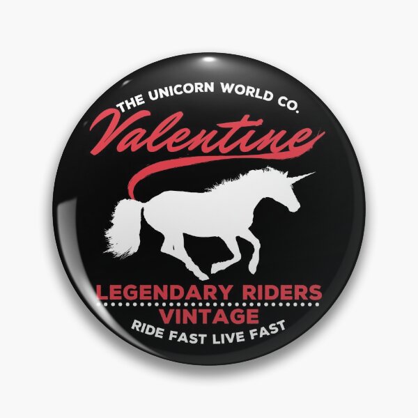 Item preview, Valentine legendary riders vintage - Unicorns passion designed and sold by Atleta-Cali.