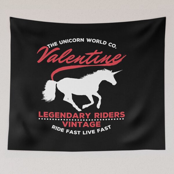 Item preview, Valentine legendary riders vintage - Unicorns passion designed and sold by Atleta-Cali.