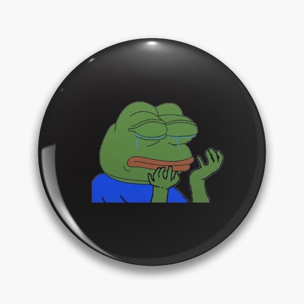 Item preview, PepeHands twitch emote designed and sold by aetherical.
