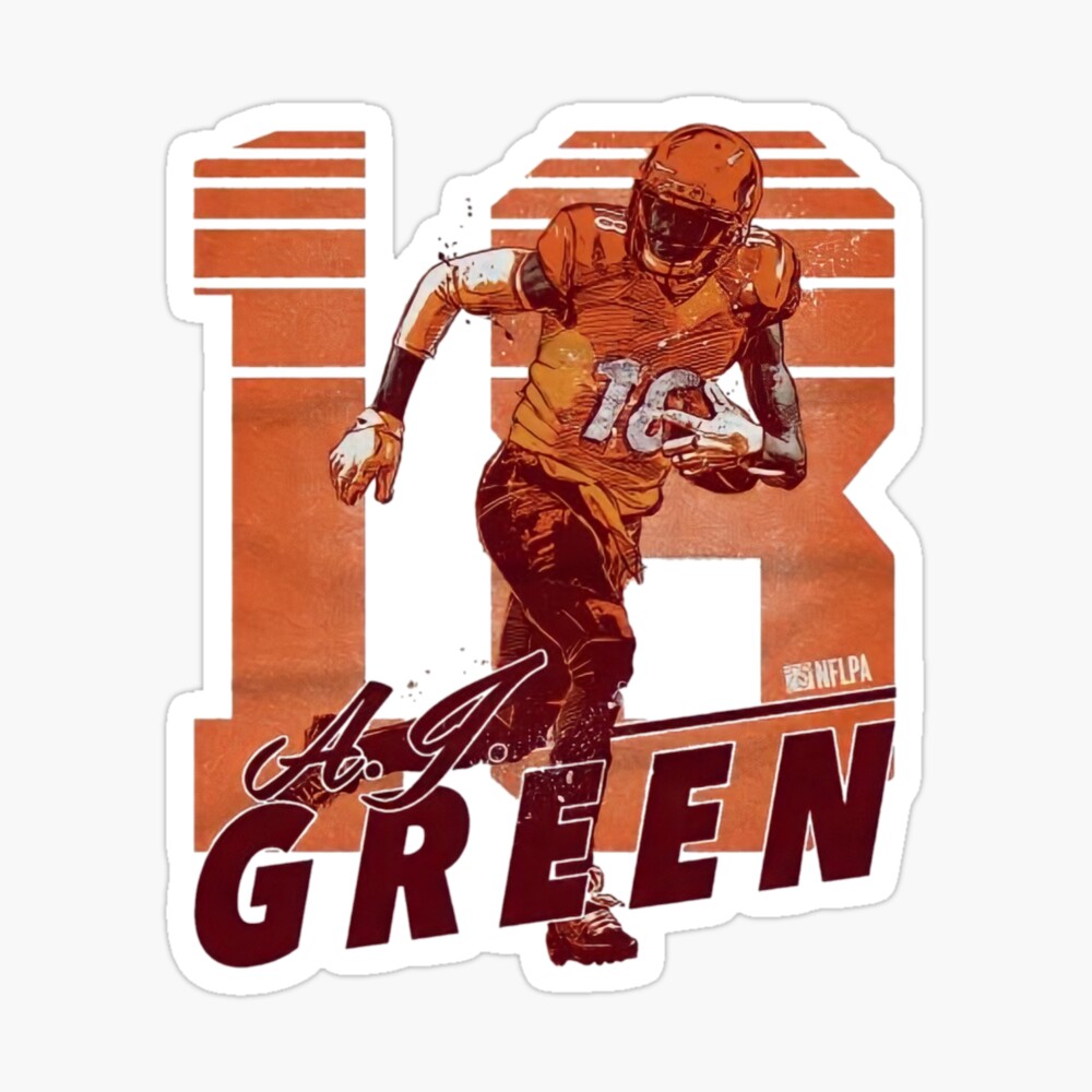 A J Green 18 for Cincinnati Bengals fans' Poster for Sale by Kaa-Zau