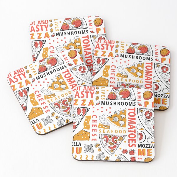 Item preview, Pizza Ingredients Typography designed and sold by Doa-ibu.
