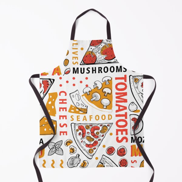 Item preview, Pizza Ingredients Typography designed and sold by Doa-ibu.