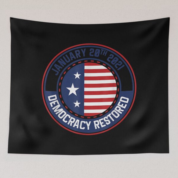 Item preview, January 20th 2021 Democracy Restored Inauguration Day 41 designed and sold by Alexanderhishop.