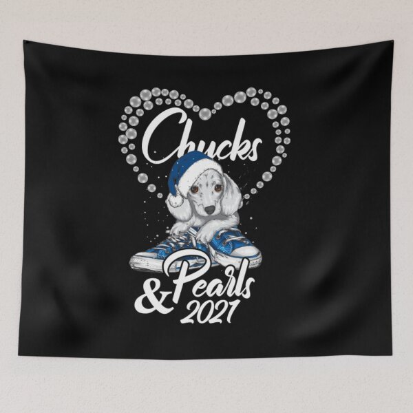 Item preview, Chucks and Pearls Dog Lover designed and sold by SammieCain.