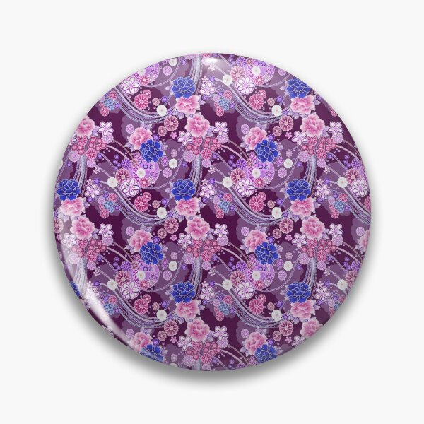 Artikelvorschau, Japanisches Blumenmuster entworfen und verkauft von QuoteableTees.