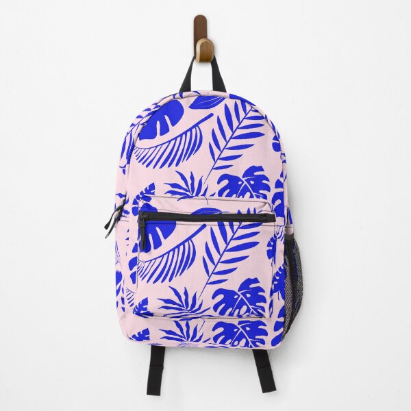 Item preview, Blue tropical floral designed and sold by AllPrintsAndArt.