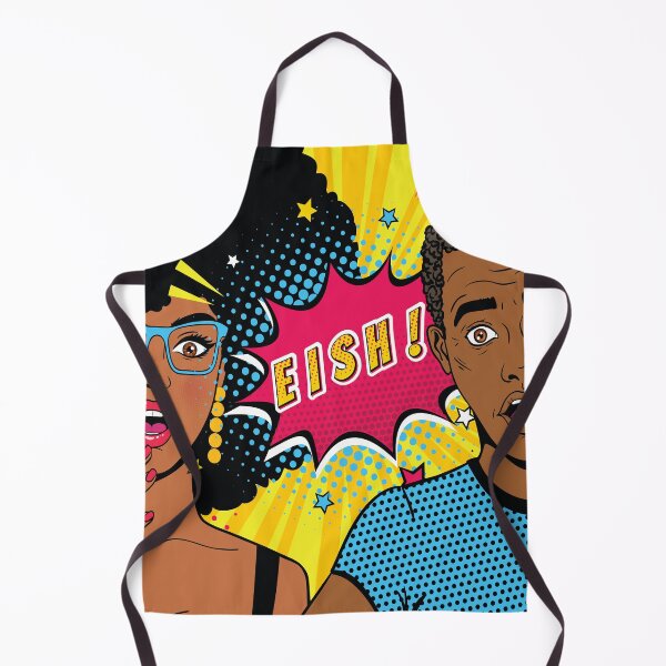 Item preview, Eish! Retro design with South African 'slang' word designed and sold by Ninjani Greetings.