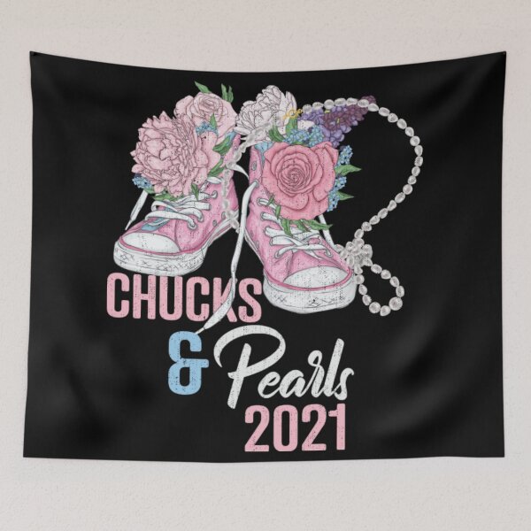Item preview, Chucks And Pearls For Girls designed and sold by SammieCain.